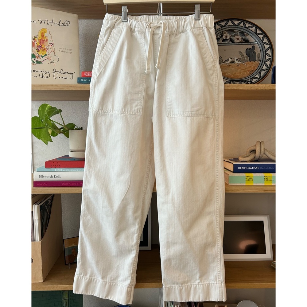 Buck Mason Lantern Herringbone Twill Utility Pull-On Pant Small